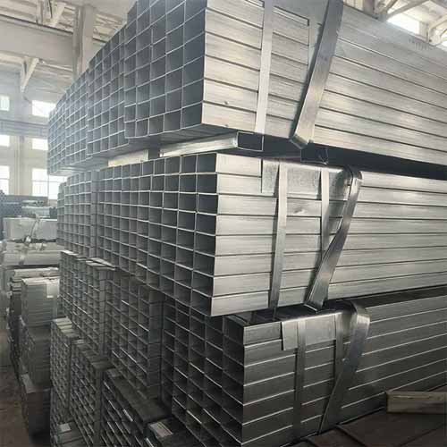 Hollow Section Iron Pipe Hot Dipped Galvanized Square Rectangular Steel Pipe Tube Price